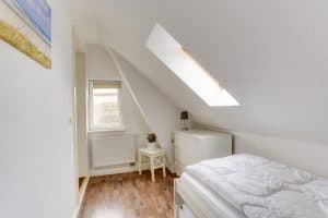 Wohnung Hiddenseeblick Schlafzimmer eins mit Tandembett